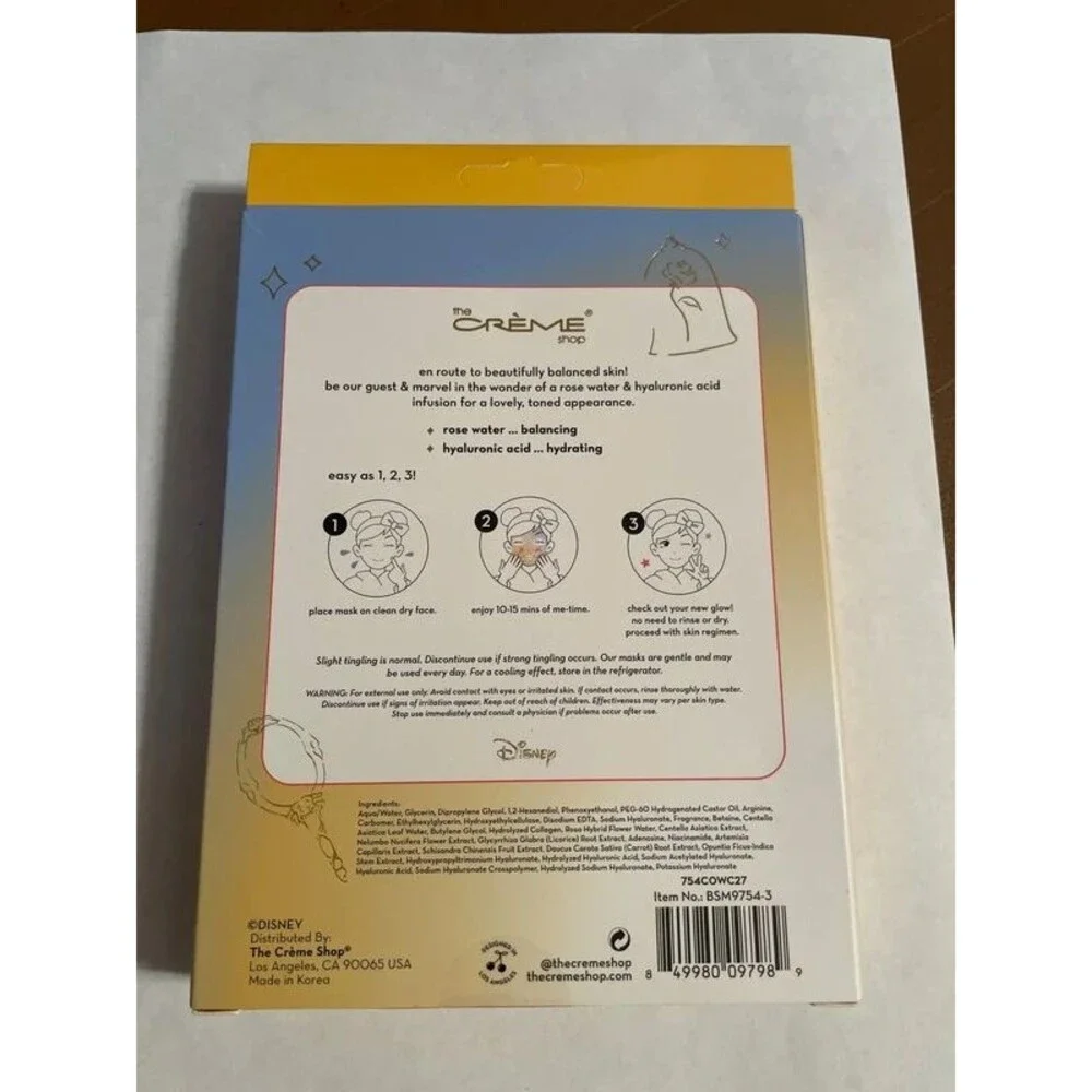The crème Shop Belle Balance Beauty Sheet Mask